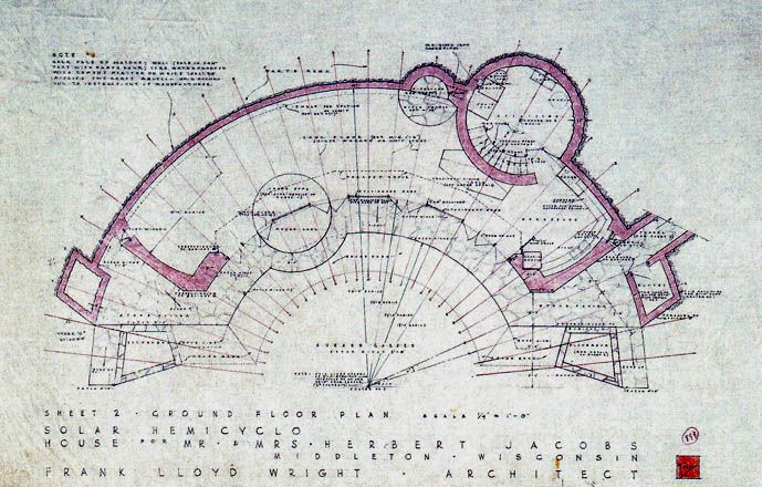 Emiciclo solare-Pianta della soluzione definitiva